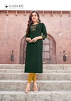 Albeli By Kadlee Rayon Weaving Designer Kurtis Wholesale Market In Surat
